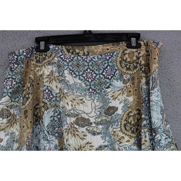 Koret Women's Midi Bohemian Skirt-Size 16-Gold Metallics - Picture 2 of 8